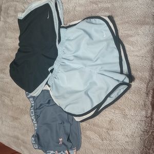 3 dry fit shorts